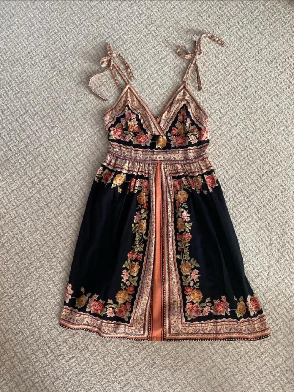 Floral Tie-Shoulder Sundress seen on The Hills